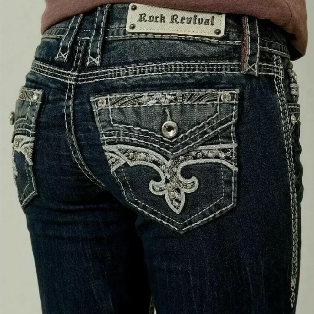 Rock Revival Easy Capri Jeans  34